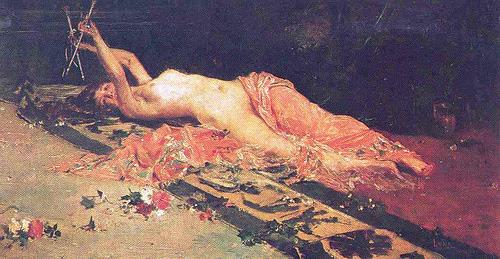 Juan Luna Odalisque painting